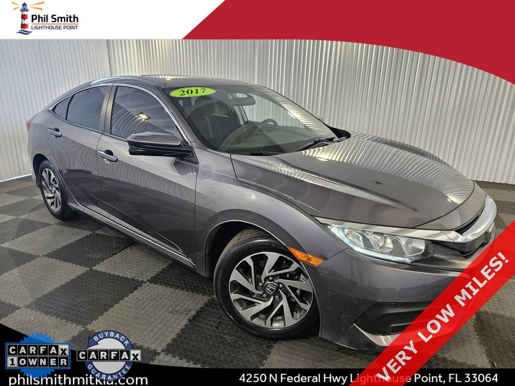 2017 Honda Civic EX — Sedan — 31,117 mi — Lighthouse Point, FL
