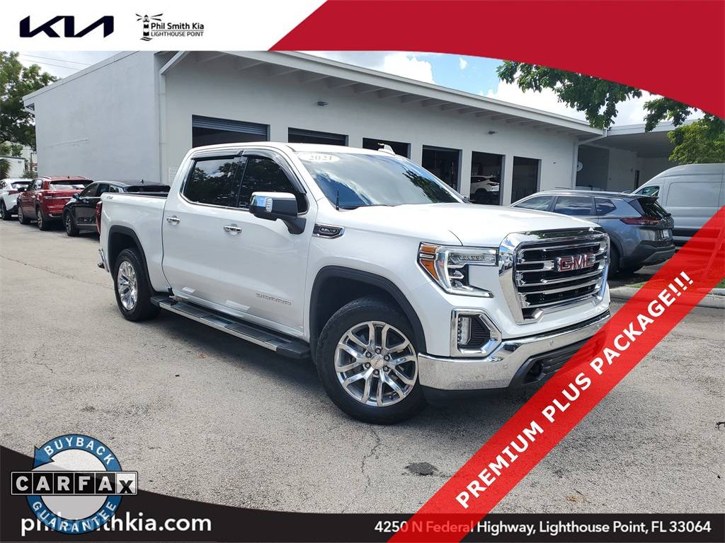 2021 GMC Sierra 1500 SLT — Pickup Truck — 45,617 mi — Lighthouse Point, FL