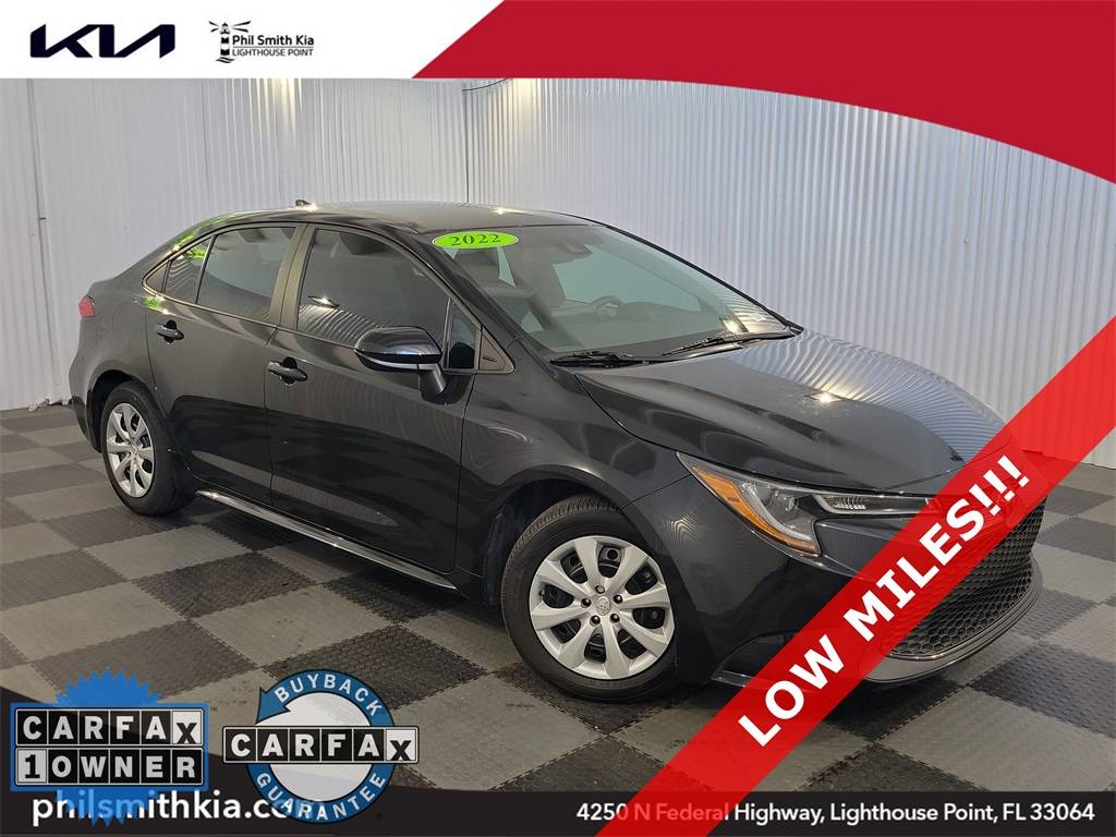 2022 Toyota Corolla LE — Sedan — 29,966 mi — Lighthouse Point, FL