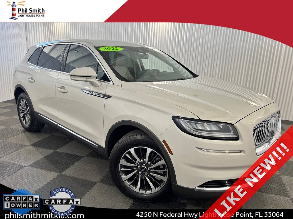 2022 Lincoln Nautilus Standard — SUV — 15,029 mi — Lighthouse Point, FL
