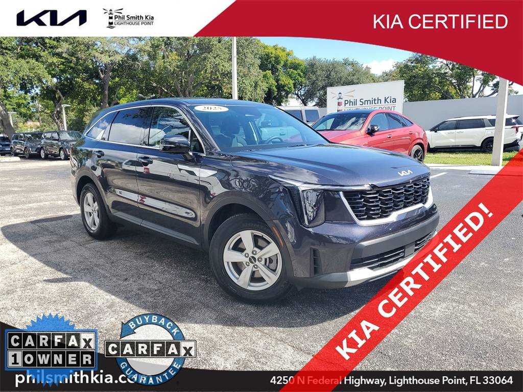 2025 Kia Sorento LX — SUV — 7,244 mi — Lighthouse Point, FL