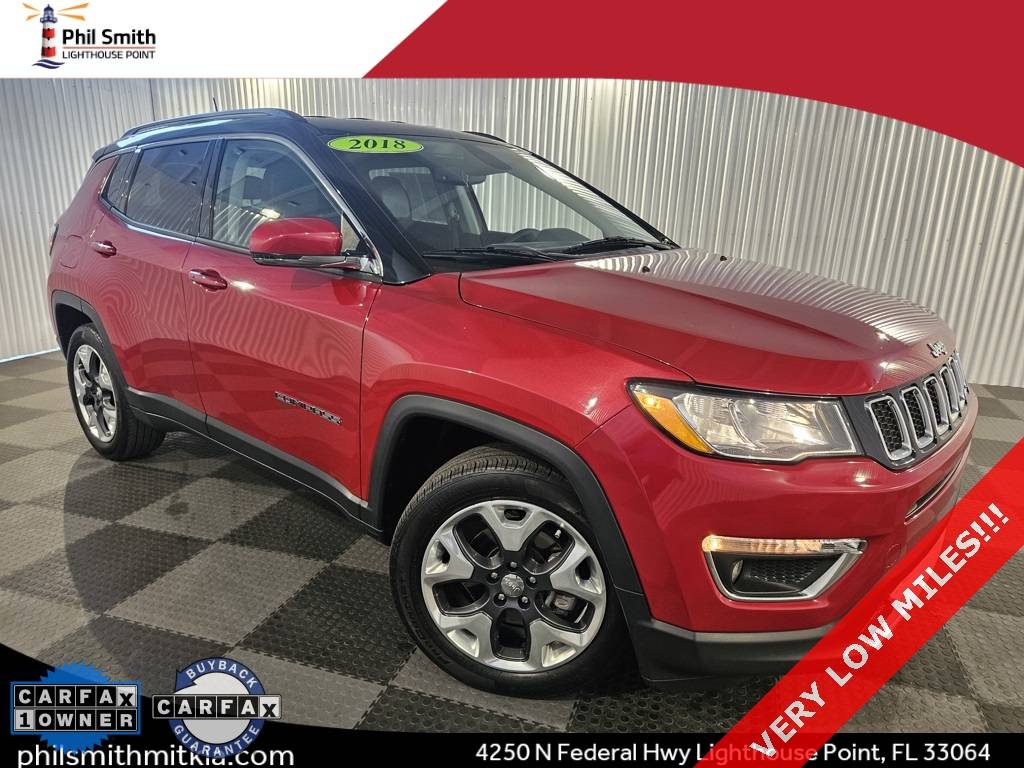 2018 Jeep Compass Limited — SUV — 15,953 mi — Lighthouse Point, FL