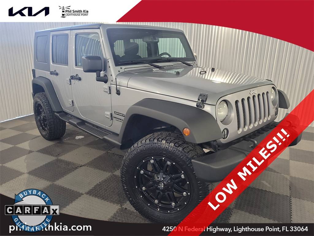 2015 Jeep Wrangler Sport — SUV — 70,657 mi — Lighthouse Point, FL