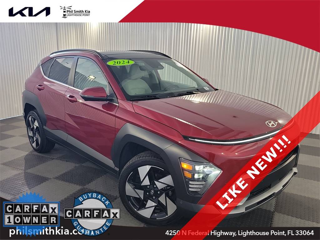 2024 Hyundai Kona Limited — SUV — 12,075 mi — Lighthouse Point, FL