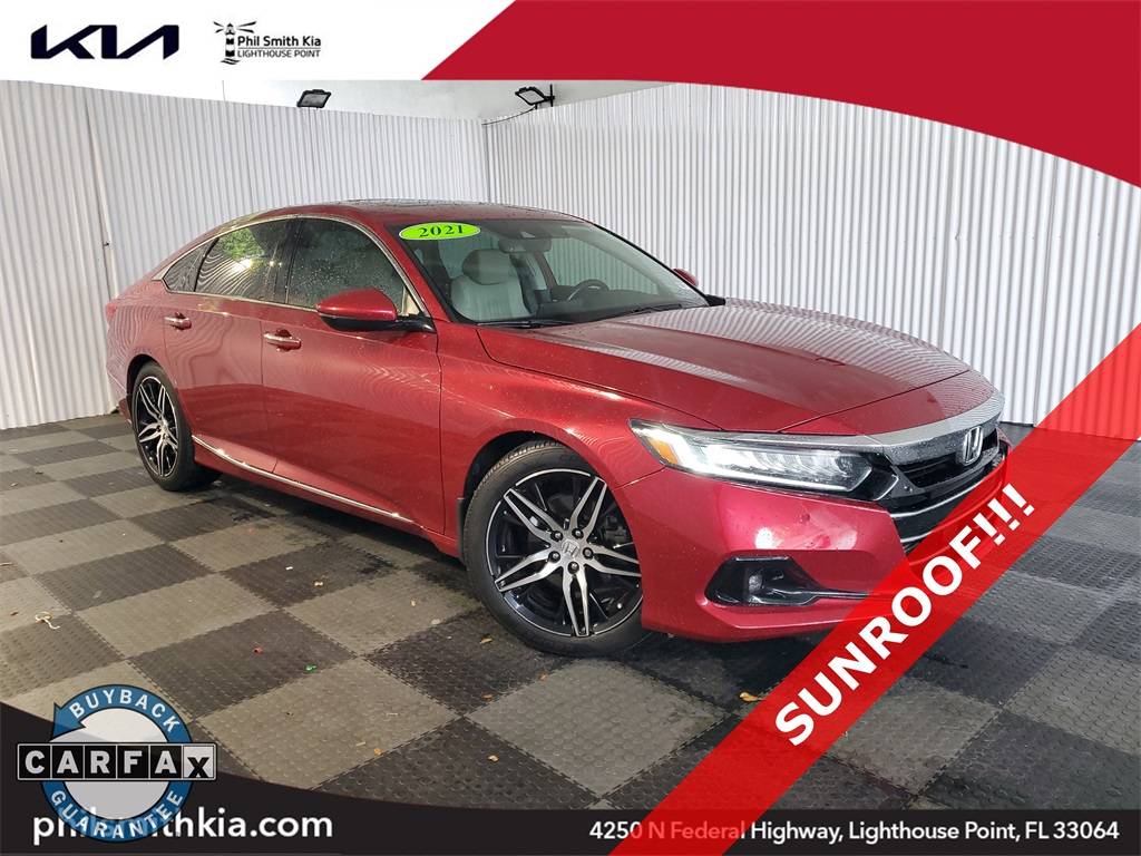 2021 Honda Accord Touring — Sedan — 45,113 mi — Lighthouse Point, FL