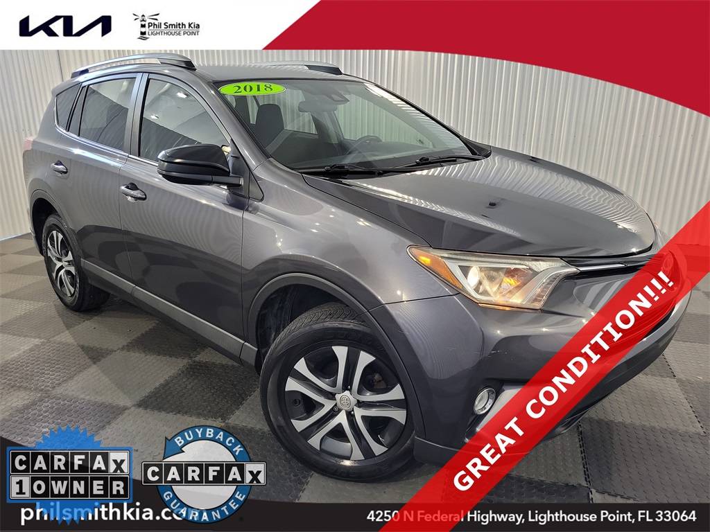2018 Toyota RAV4 LE — SUV — 66,915 mi — Lighthouse Point, FL
