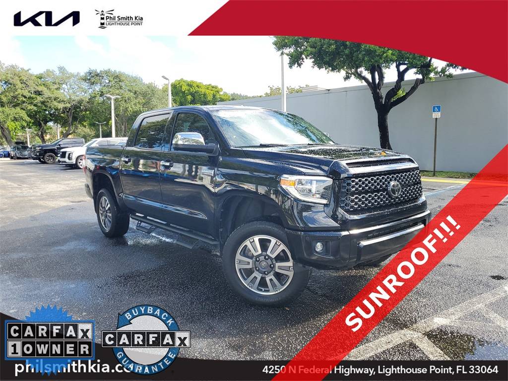 2020 Toyota Tundra Platinum — Pickup Truck — 75,846 mi — Lighthouse Point, FL