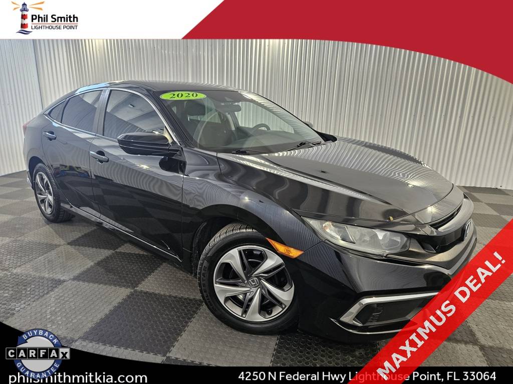 2020 Honda Civic LX — Sedan — 70,583 mi — Lighthouse Point, FL