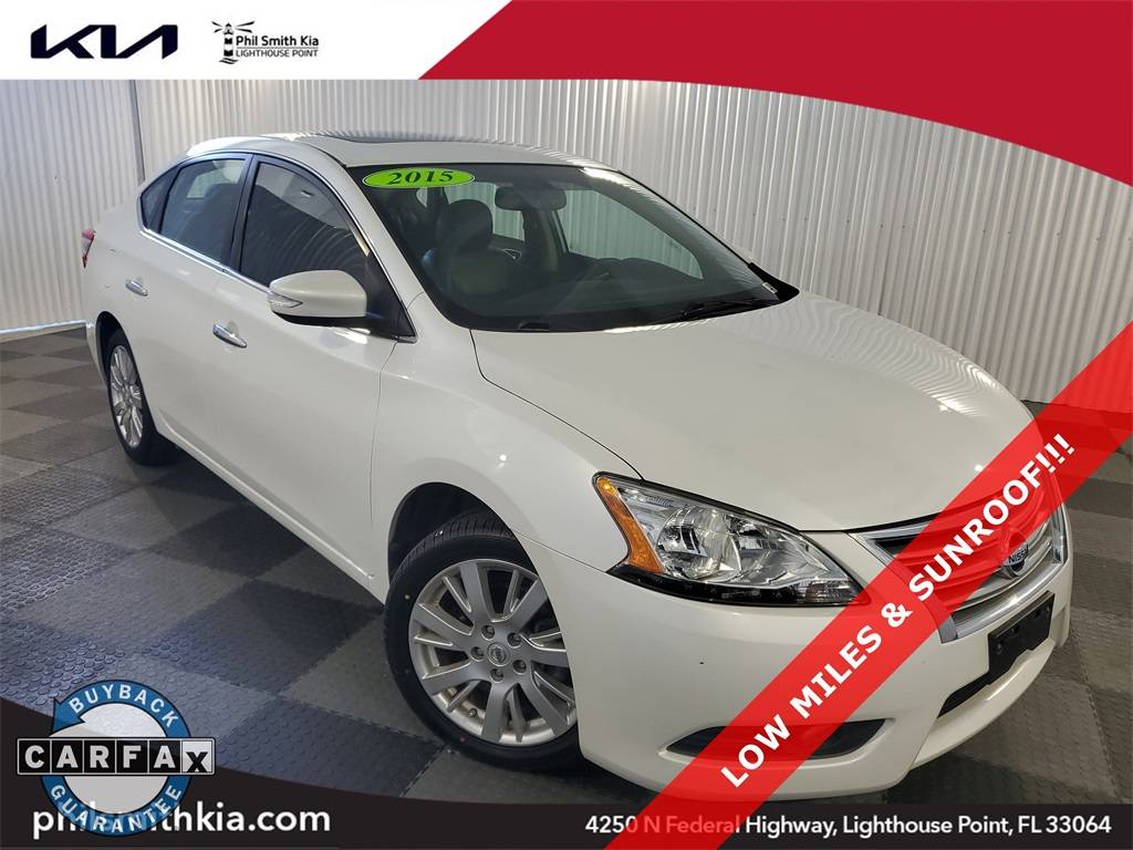 2015 Nissan Sentra SL — Sedan — 34,691 mi — Lighthouse Point, FL