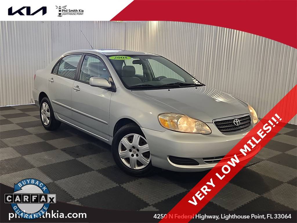 2008 Toyota Corolla S — Sedan — 59,544 mi — Lighthouse Point, FL