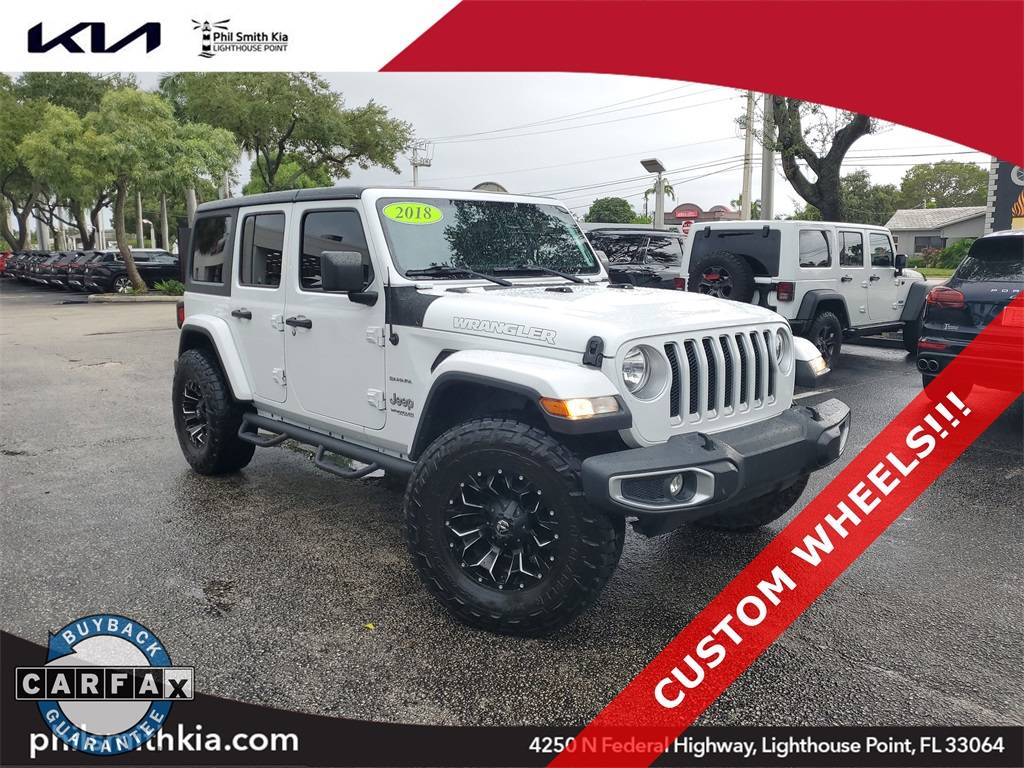 2018 Jeep Wrangler Sahara — SUV — 94,740 mi — Lighthouse Point, FL