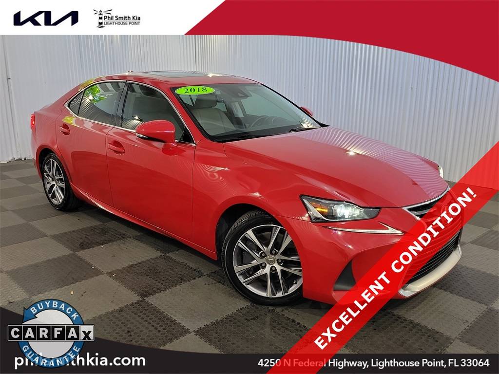 2018 Lexus IS IS 300 — Sedan — 86,365 mi — Lighthouse Point, FL
