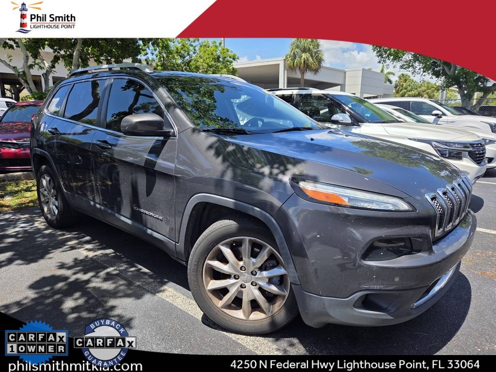 2016 Jeep Cherokee Limited — SUV — 63,027 mi — Lighthouse Point, FL