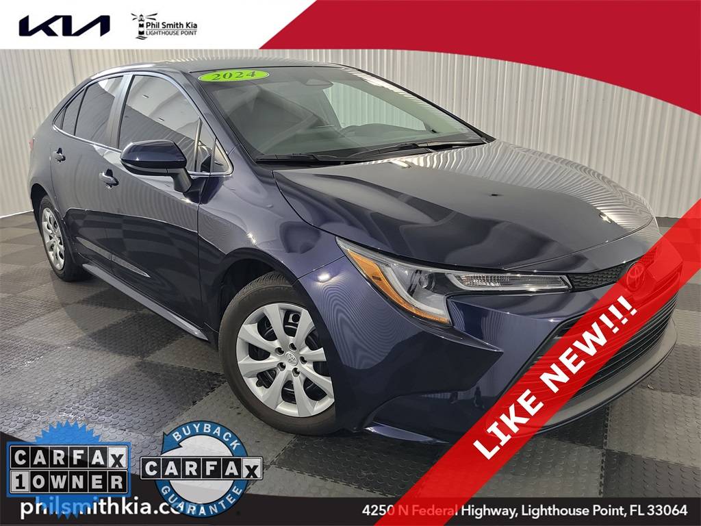 2024 Toyota Corolla LE — Sedan — 17,332 mi — Lighthouse Point, FL