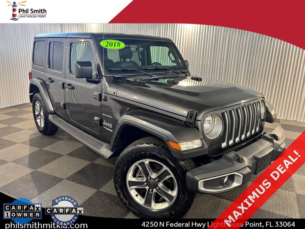 2018 Jeep Wrangler Sahara — SUV — 65,120 mi — Lighthouse Point, FL