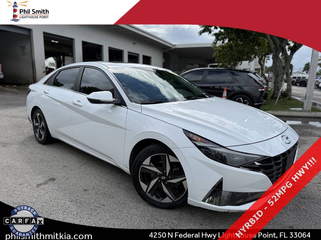 2021 Hyundai Elantra Hybrid Limited — Sedan — 63,771 mi — Lighthouse Point, FL