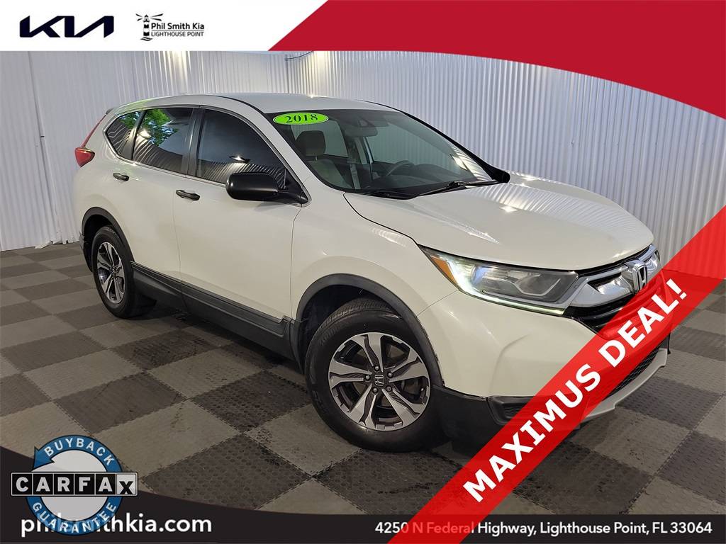 2018 Honda CR-V LX — SUV — 74,120 mi — Lighthouse Point, FL