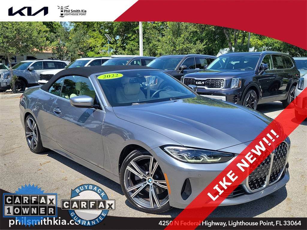 2022 BMW 4 Series 430i — Convertible — 31,356 mi — Lighthouse Point, FL