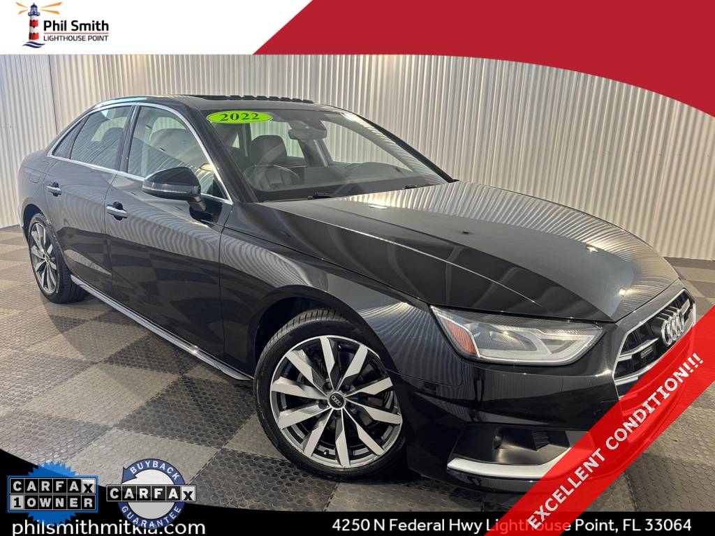 2022 Audi A4 Premium — Sedan — 51,372 mi — Lighthouse Point, FL