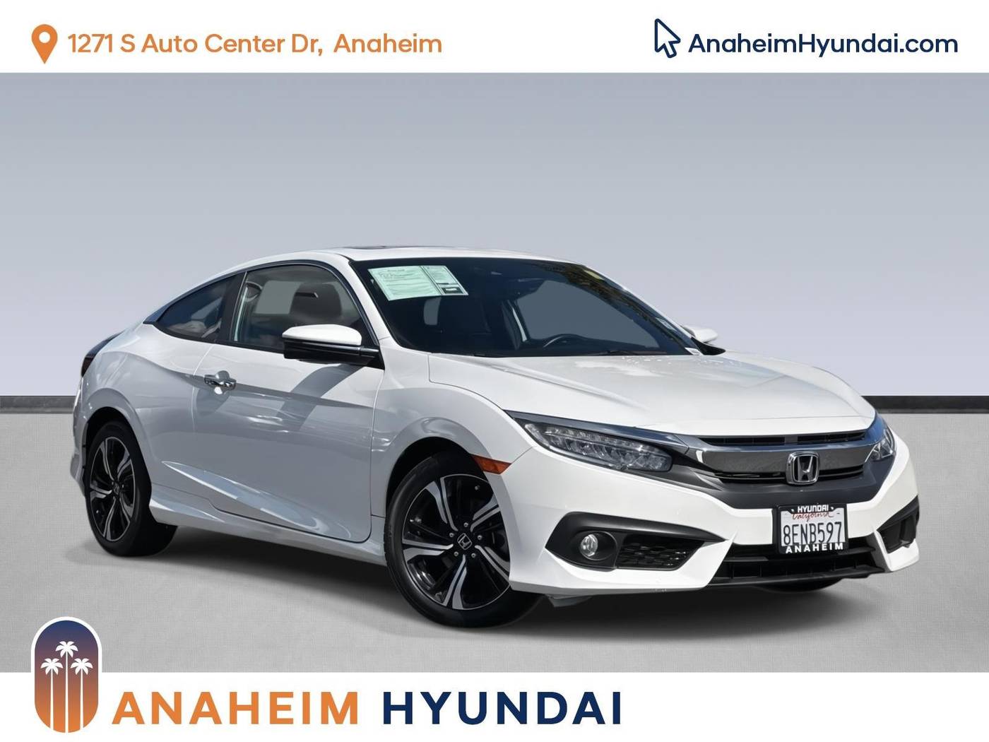 2018 Honda Civic Touring — Coupe — 106,225 mi — Anaheim, CA
