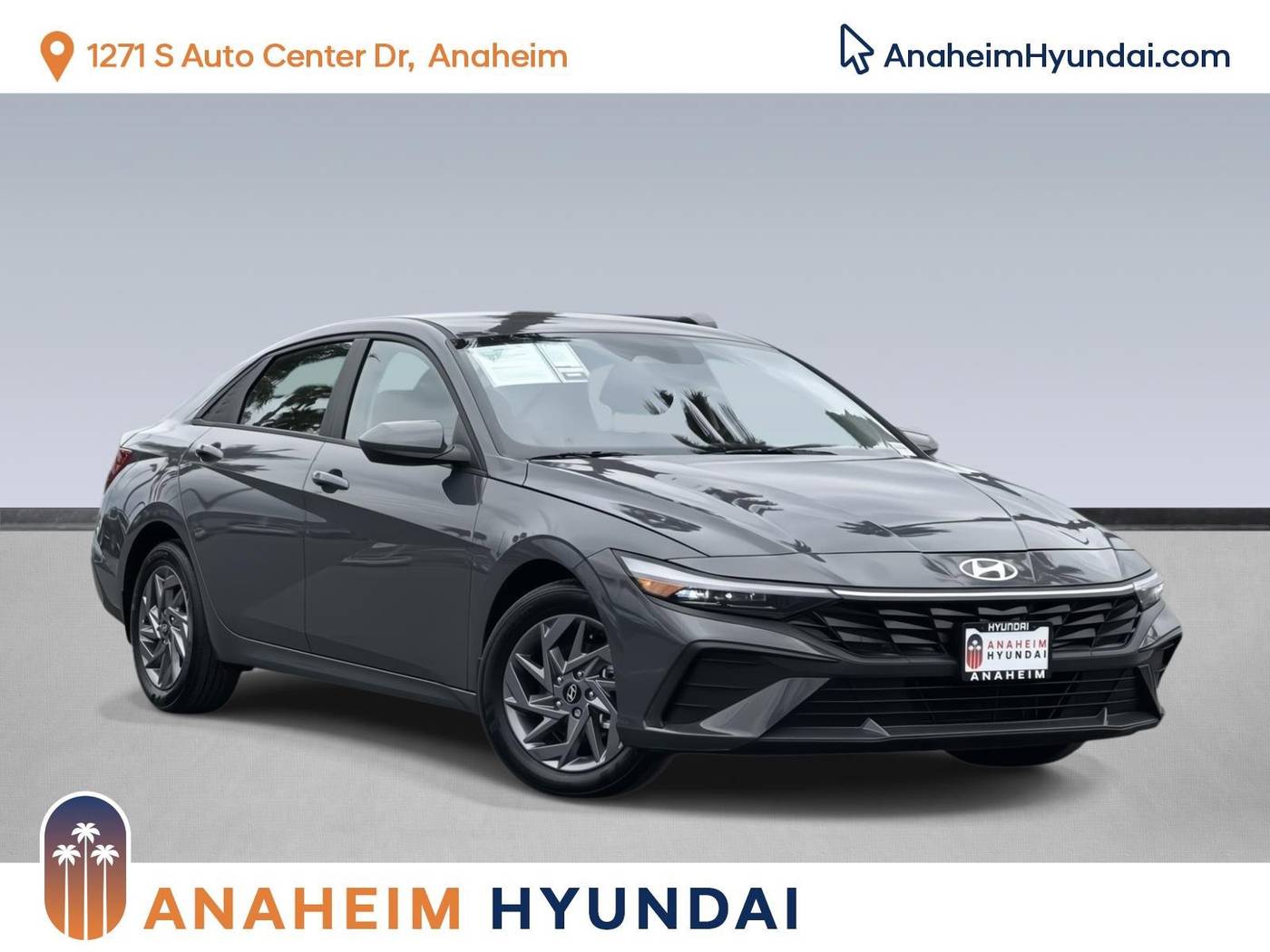 2024 Hyundai Elantra Hybrid Blue — Sedan — 24,227 mi — Anaheim, CA