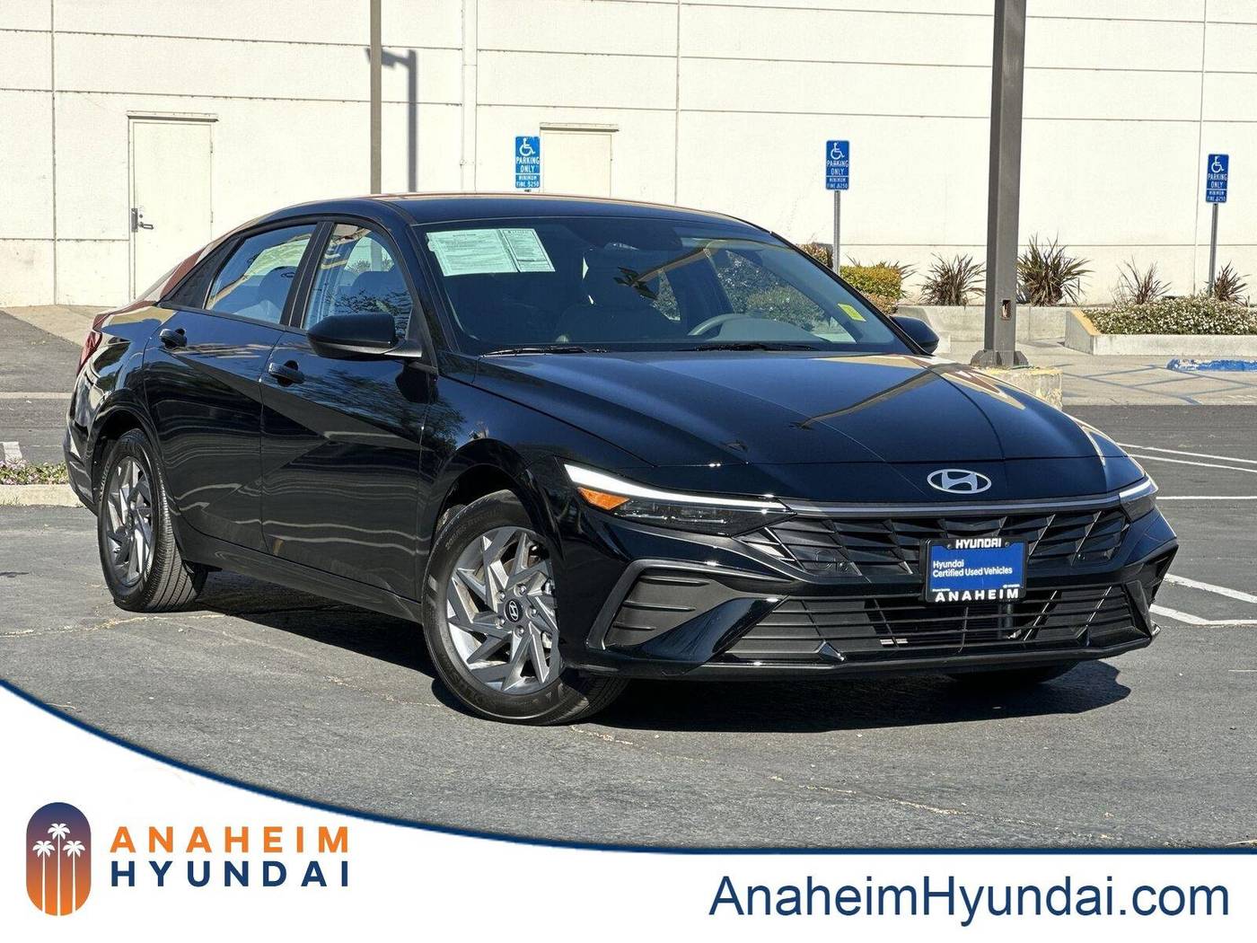 2024 Hyundai Elantra Hybrid Blue — Sedan — 10,130 mi — Anaheim, CA