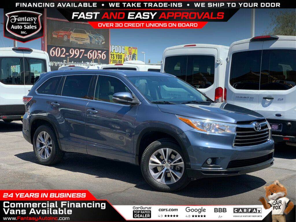 2015 Toyota Highlander XLE — SUV — 87,264 mi — Phoenix, AZ