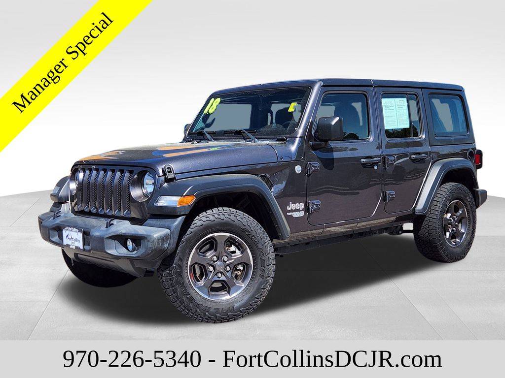 2018 Jeep Wrangler Sport — SUV — 59,561 mi — Fort Collins, CO