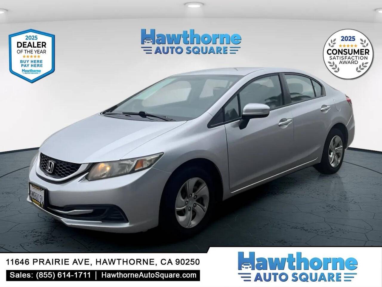 2015 Honda Civic LX — Sedan — 57,496 mi — Hawthorne, CA