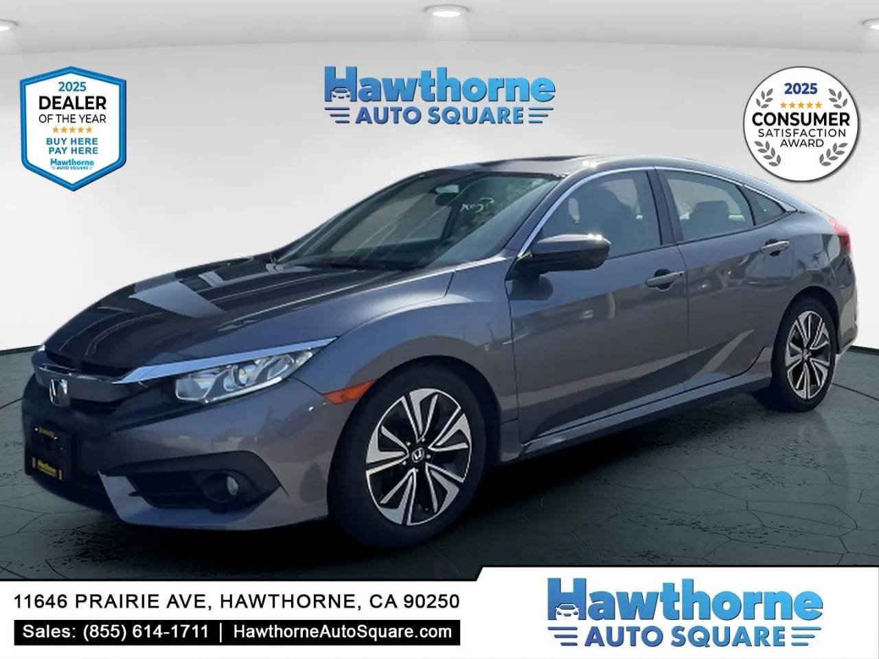 2017 Honda Civic EX-T — Sedan — 67,439 mi — Hawthorne, CA