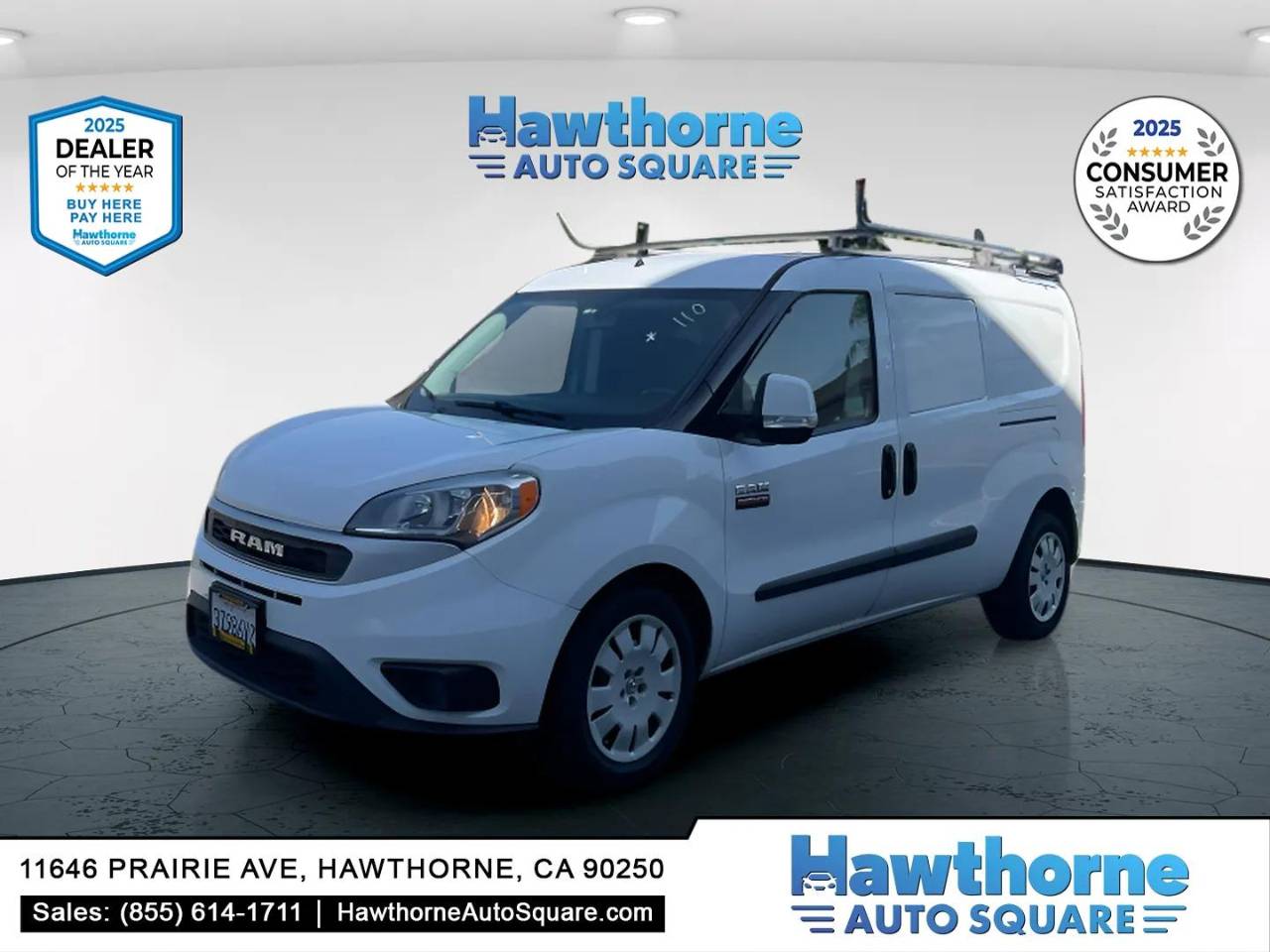 2019 Ram ProMaster City Cargo Van Tradesman SLT — Cargo Van — 100,694 mi — Hawthorne, CA