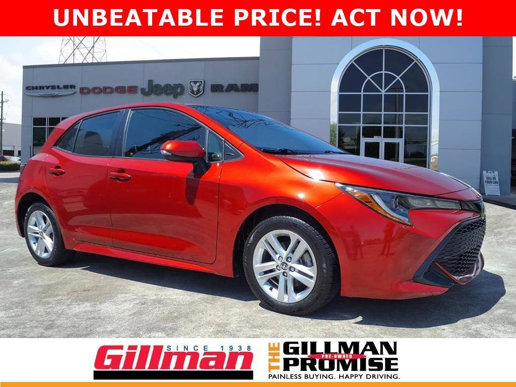 2019 Toyota Corolla Hatchback SE — Hatchback — 65,274 mi — Houston, TX