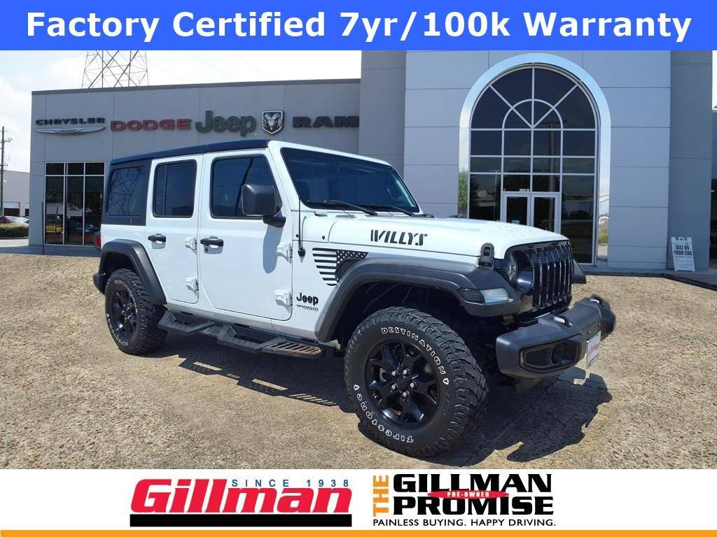 2021 Jeep Wrangler Willys — SUV — 62,389 mi — Houston, TX