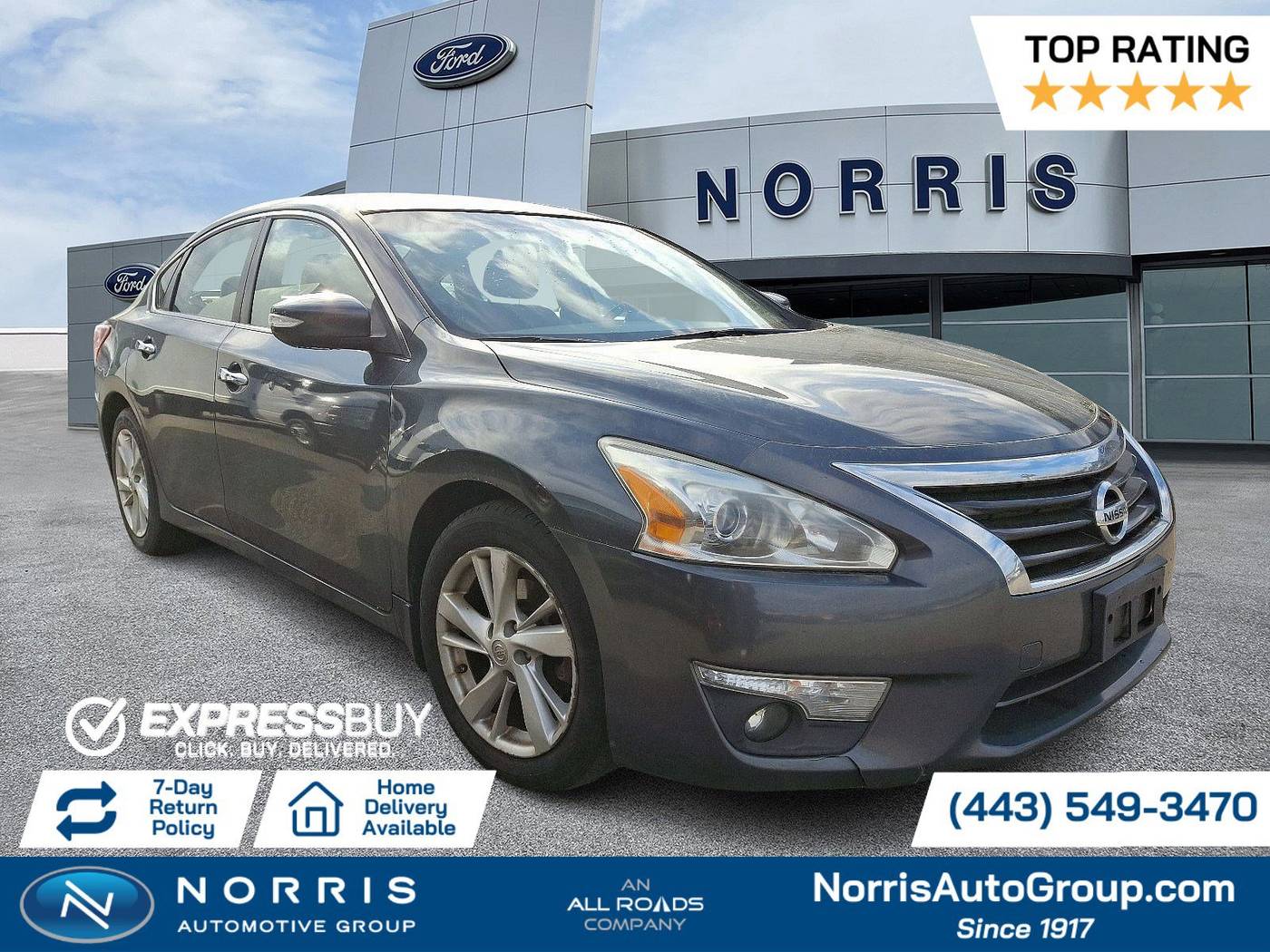 2013 Nissan Altima 2.5 SV — Sedan — 138,818 mi — Dundalk, MD