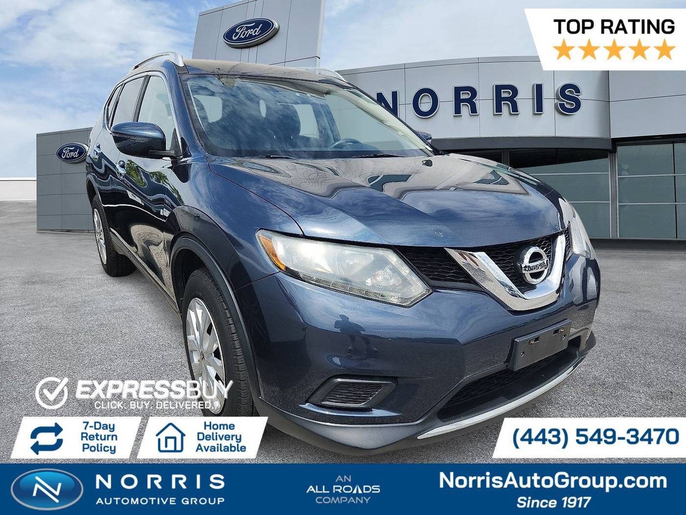 2016 Nissan Rogue S — SUV — 71,569 mi — Dundalk, MD