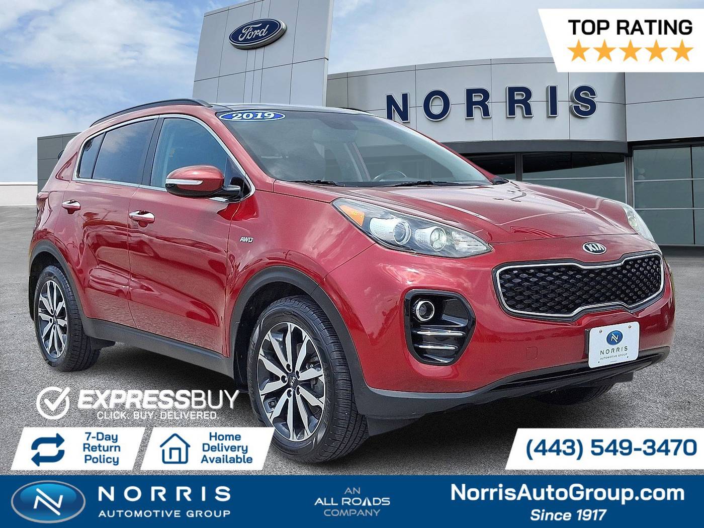 2019 Kia Sportage EX — SUV — 119,197 mi — Dundalk, MD