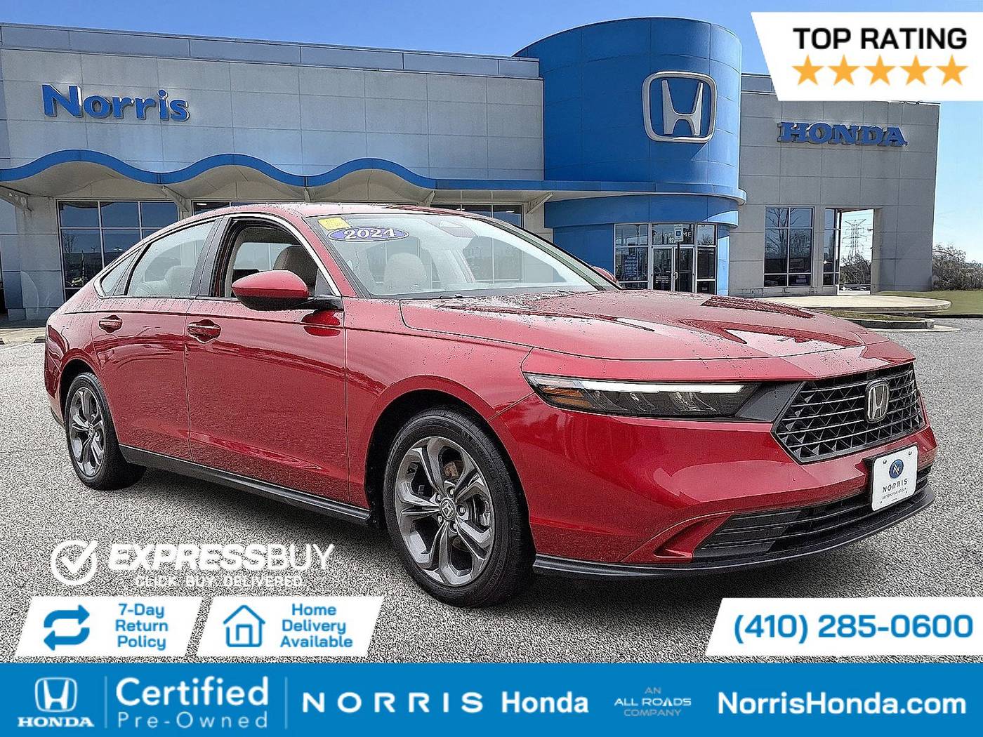 2024 Honda Accord EX — Sedan — 4,694 mi — Dundalk, MD