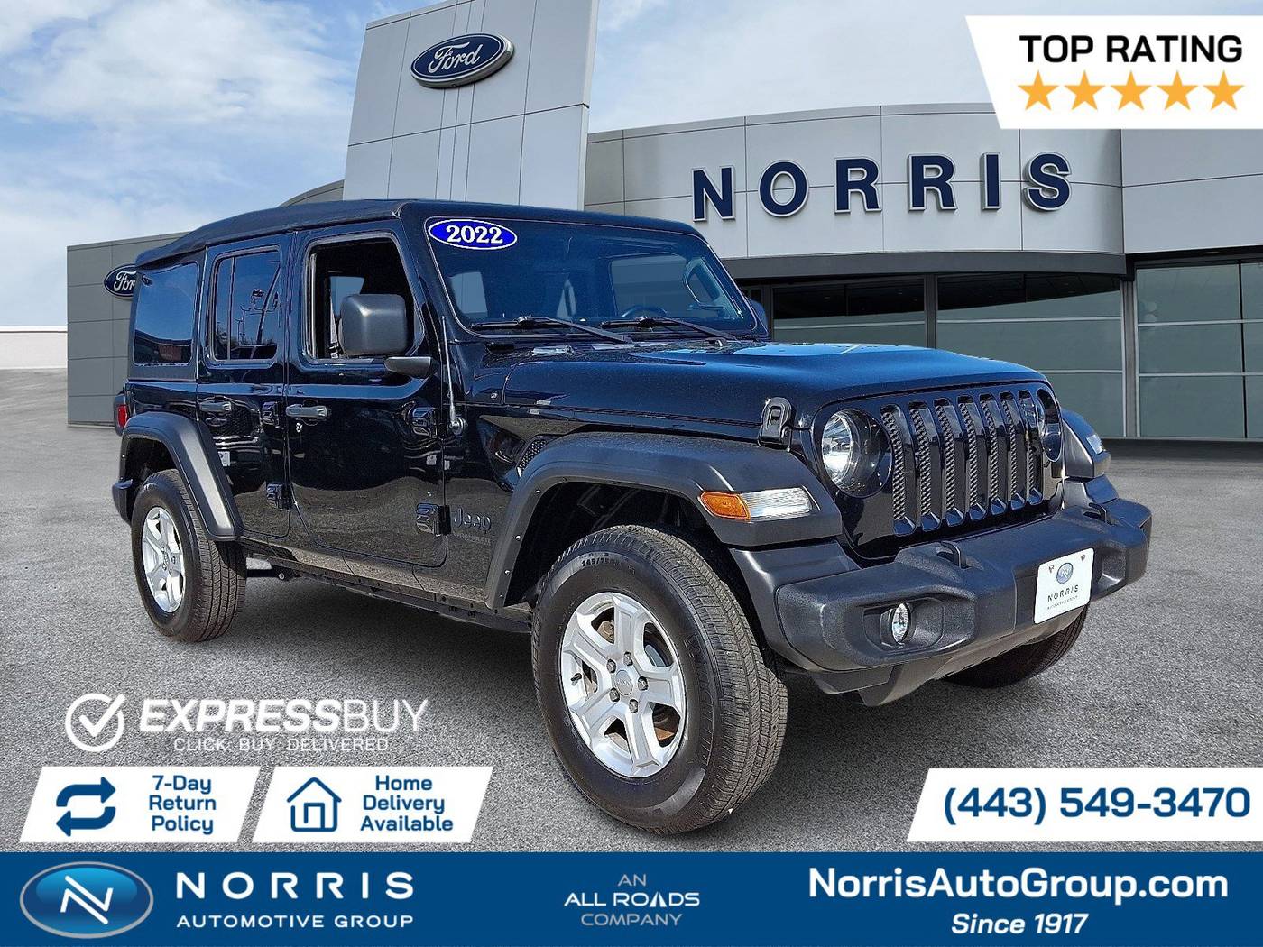 2022 Jeep Wrangler Sport S — SUV — 30,443 mi — Dundalk, MD