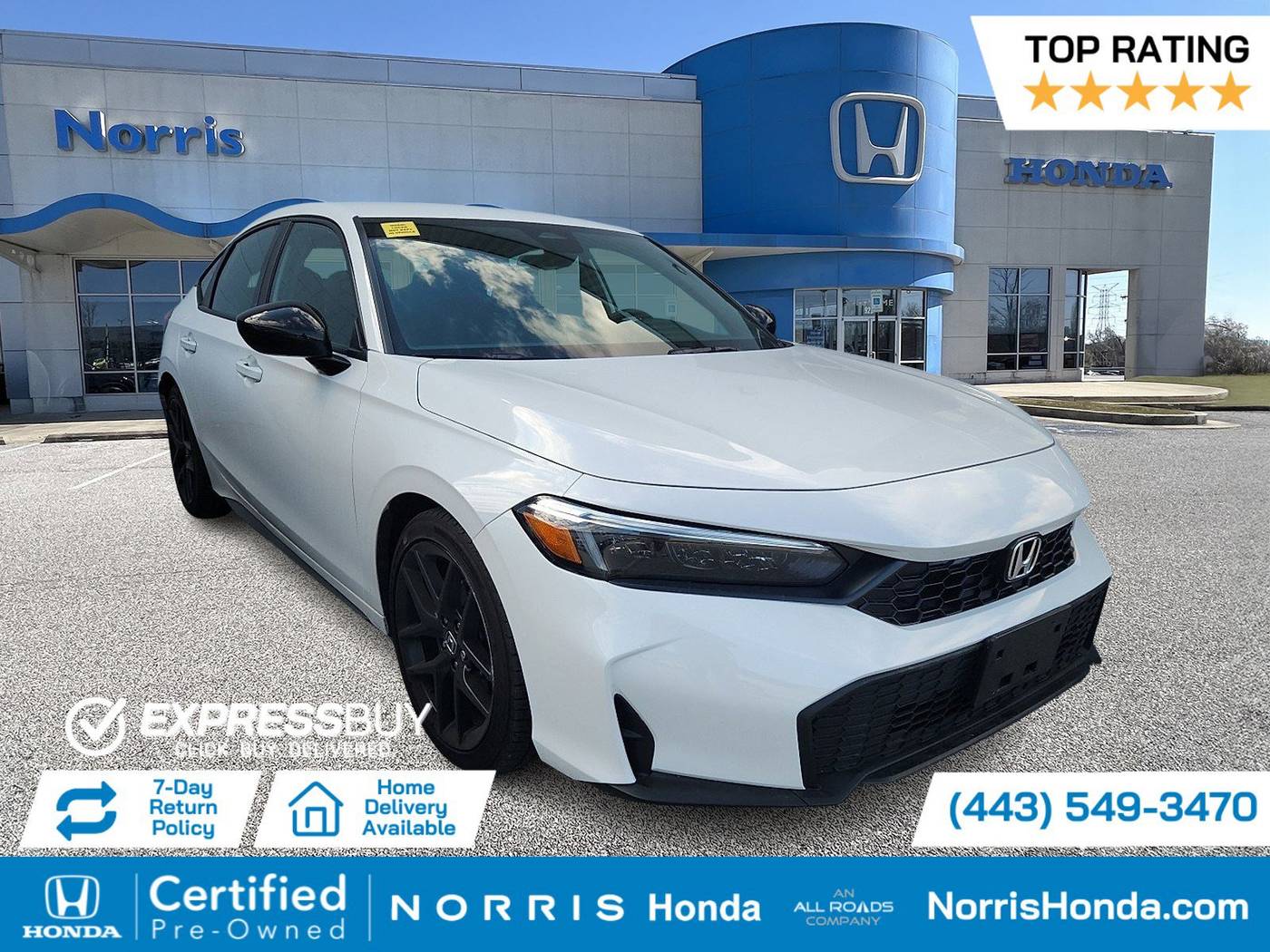 2025 Honda Civic Sport — Hatchback — 2,213 mi — Dundalk, MD