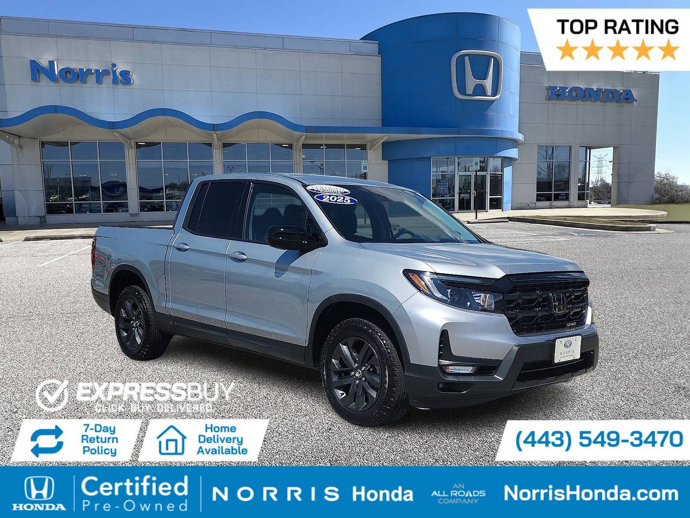 2025 Honda Ridgeline Sport — Pickup Truck — 35 mi — Dundalk, MD