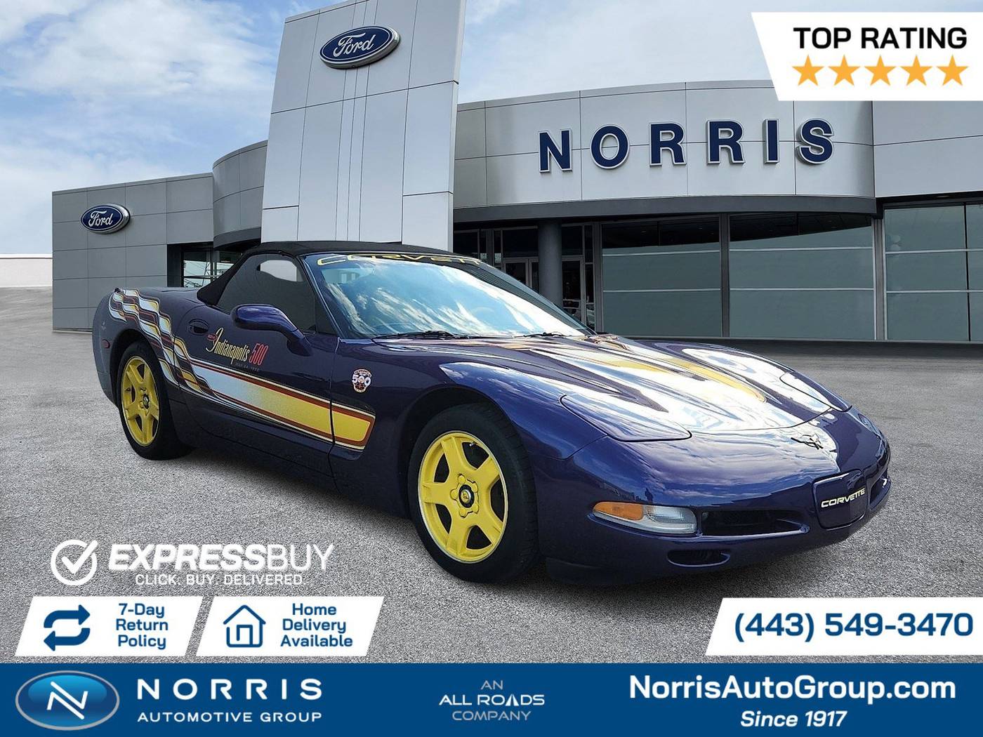 1998 Chevrolet Corvette Base — Convertible — 38,173 mi — Dundalk, MD