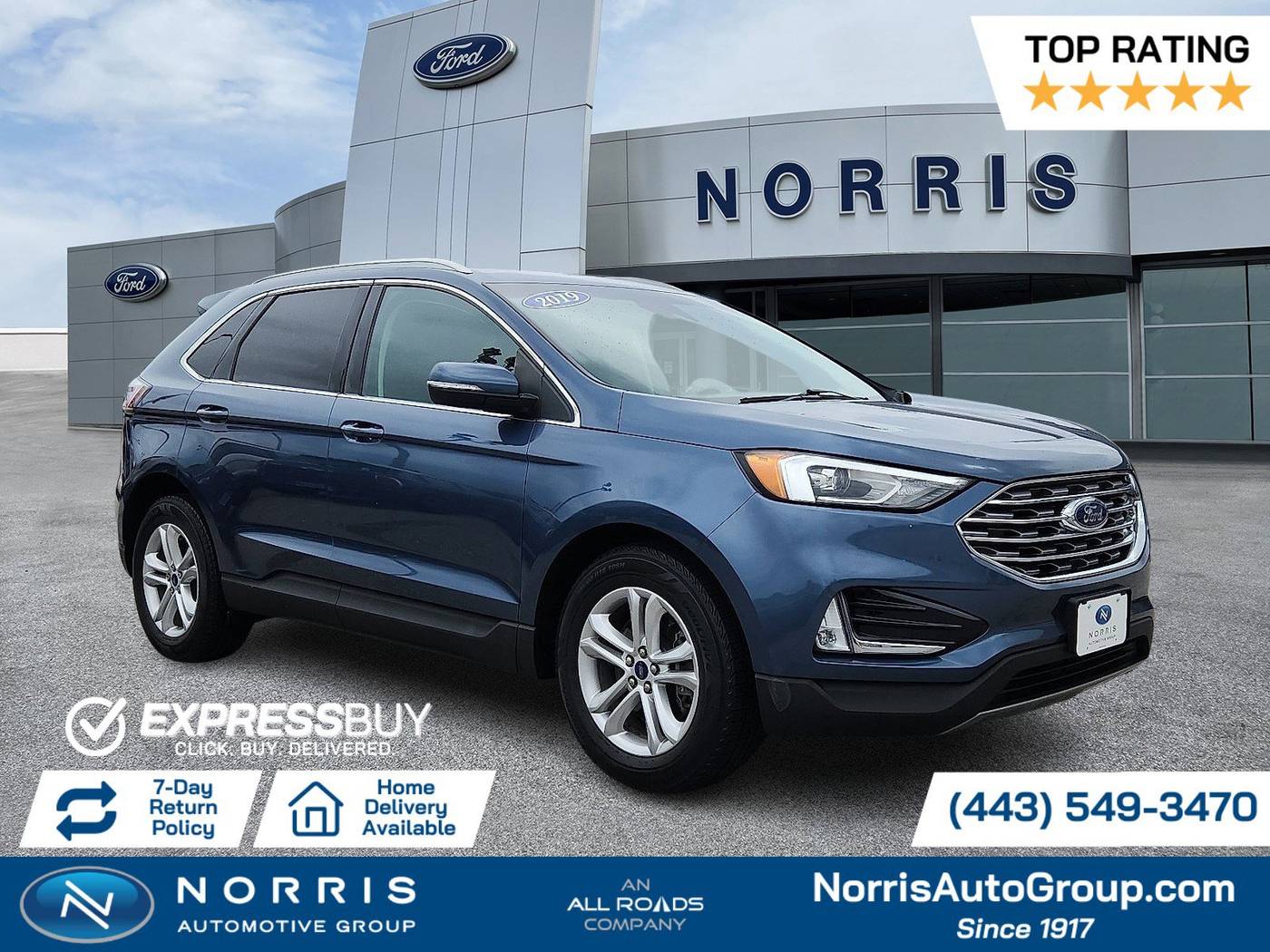 2019 Ford Edge SEL — SUV — 93,557 mi — Dundalk, MD