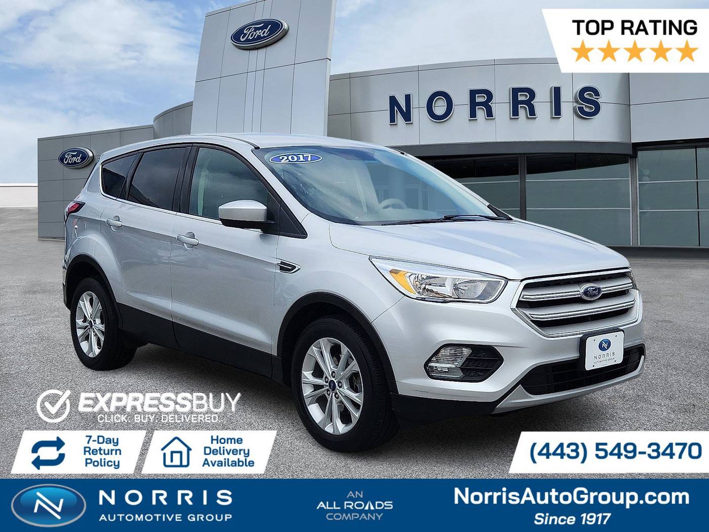 2017 Ford Escape SE — SUV — 96,375 mi — Dundalk, MD