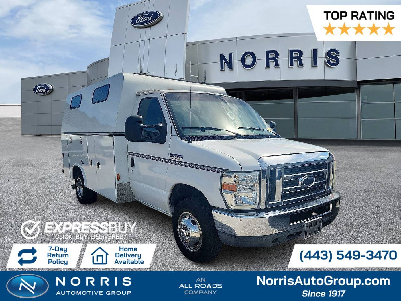 2008 Ford Econoline Commercial Cutaway E-350 — Chassis Cab Truck — 125,631 mi — Dundalk, MD