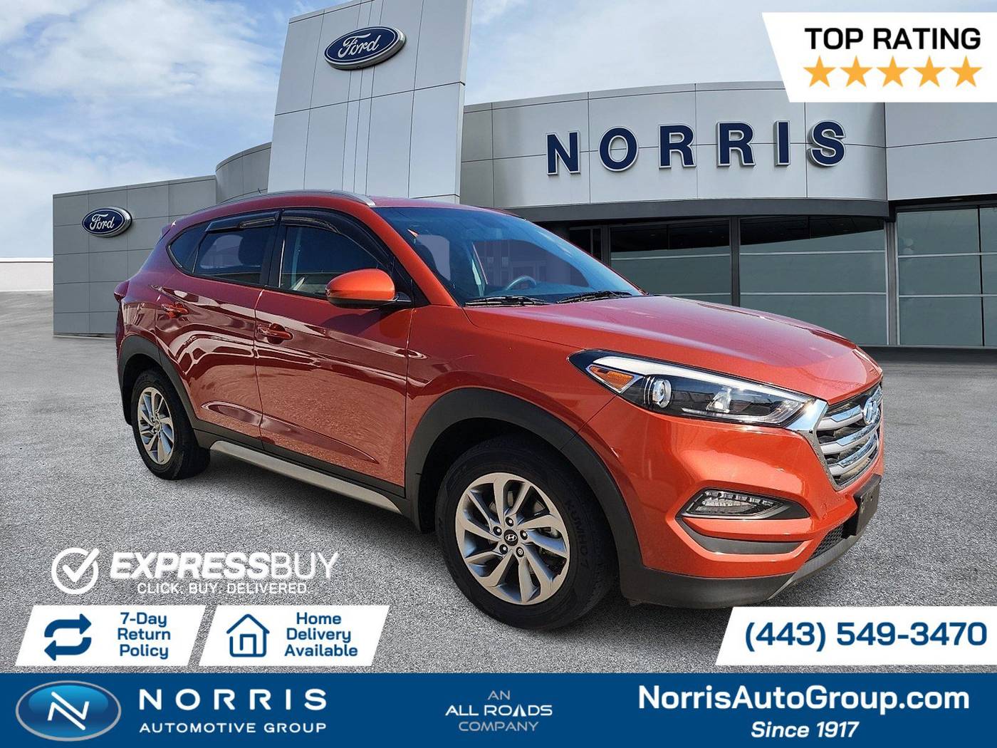 2017 Hyundai Tucson SE — SUV — 53,022 mi — Dundalk, MD