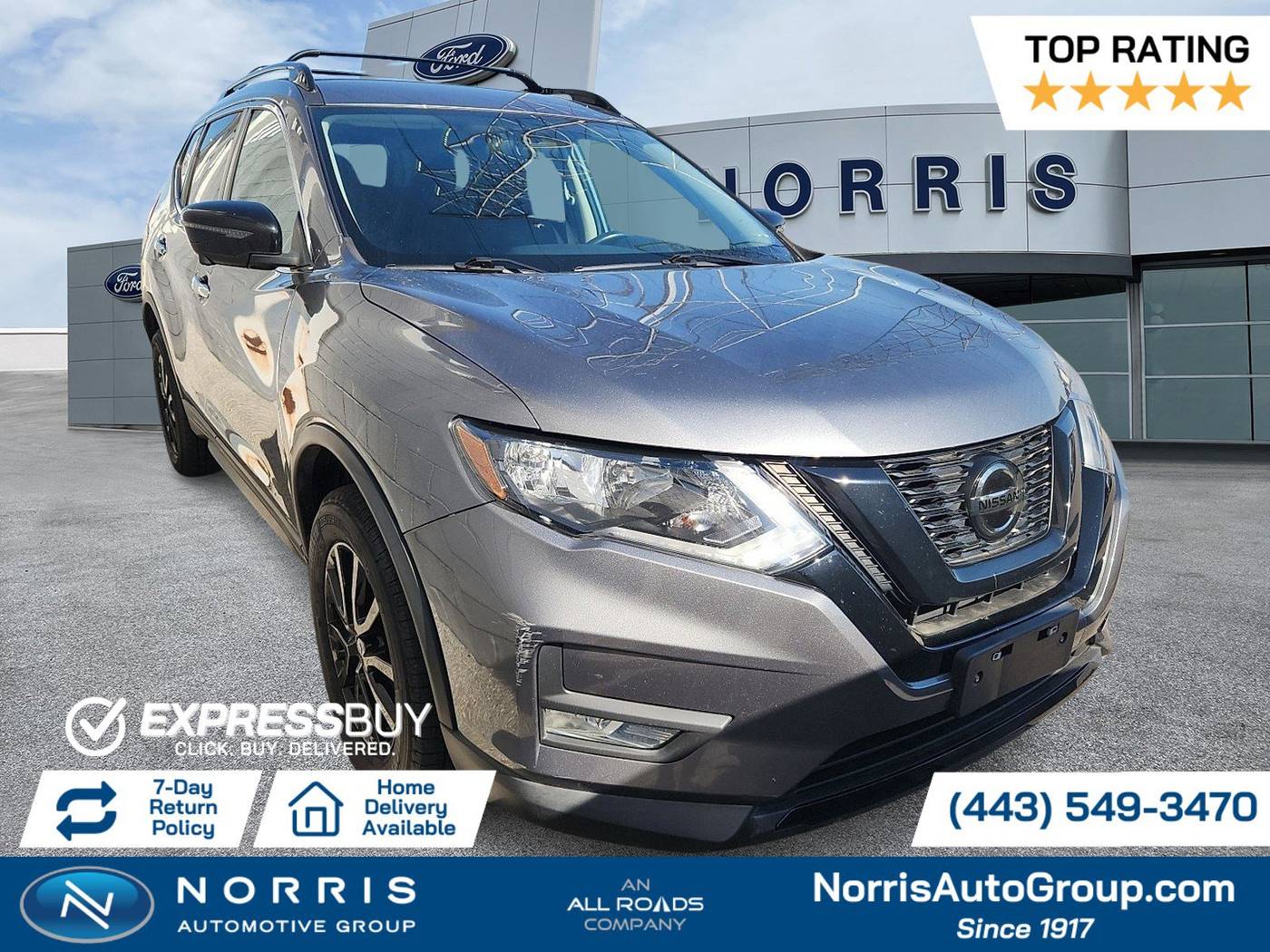 2018 Nissan Rogue SV — SUV — 84,445 mi — Dundalk, MD