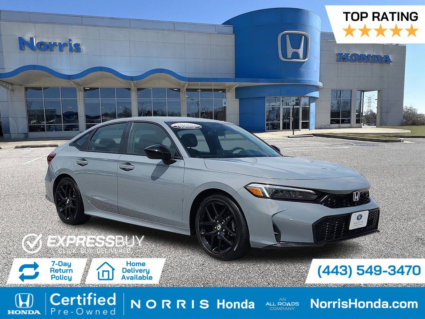2025 Honda Civic Sport — Sedan — 4,336 mi — Dundalk, MD