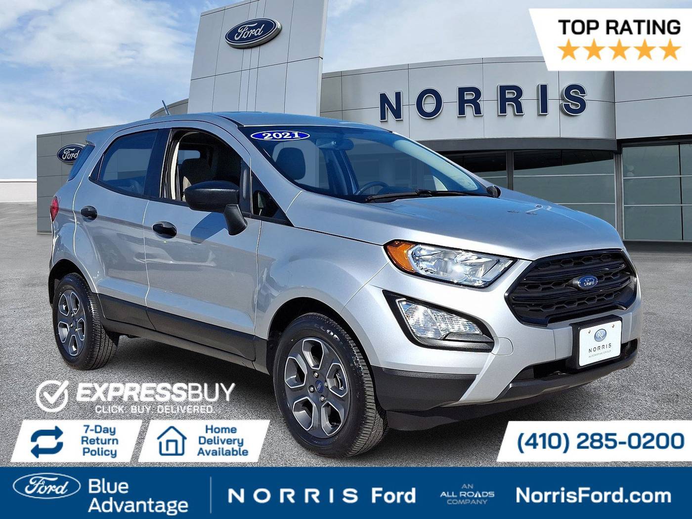 2021 Ford EcoSport S — SUV — 7,492 mi — Dundalk, MD