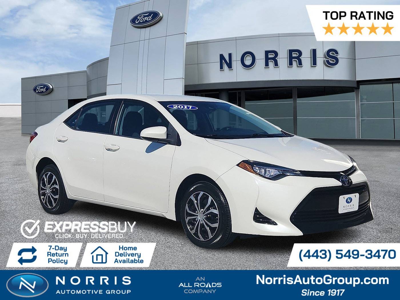 2017 Toyota Corolla L — Sedan — 79,285 mi — Dundalk, MD
