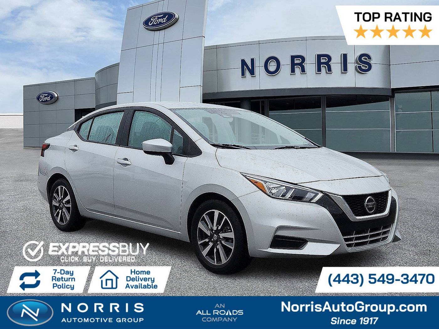 2022 Nissan Versa SV — Sedan — 21,600 mi — Dundalk, MD